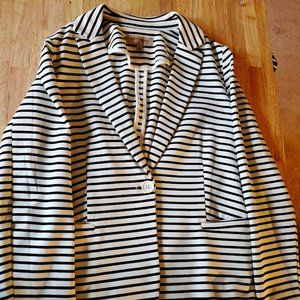 Philosophy striped Ponte blazer, M